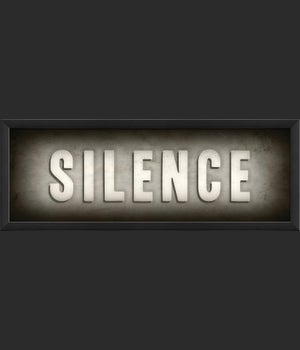 EB Theater Sign Silence