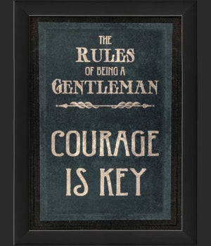 EB The Rules of Being a Gentleman COURAGE IS KEY