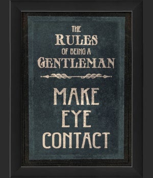 EB The Rules of Being a Gentleman MAKE EYE CONTACT
