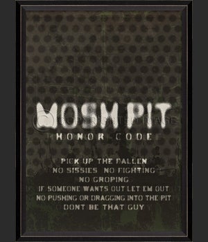 BC Mosh Pit Honor Code