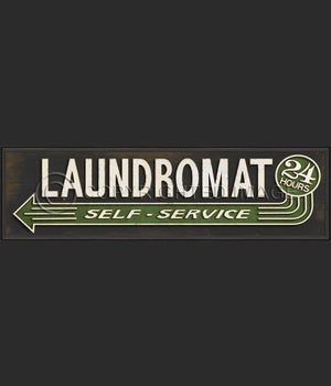 BC Laundromat Sign