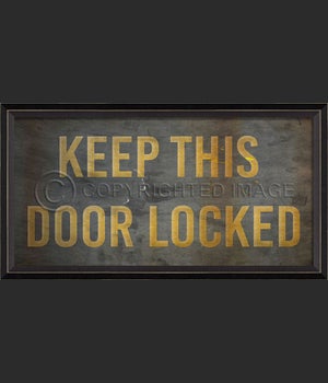 BC Keep This Door Locked