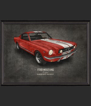 BC Ford Mustang 17x24