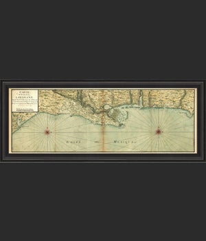 BCBL Mexico Gulf Coast Map 1732
