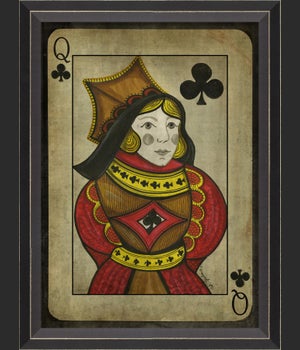 BC Queen of Clubs with border