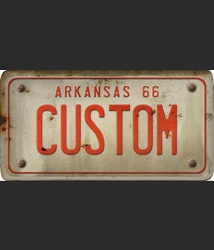 Arkansas License Plate Custom