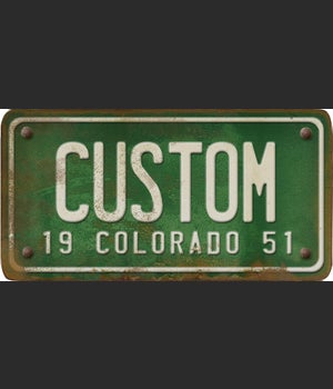 Colorado License Plate Custom