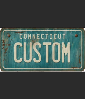 Connecticut License Plate Custom