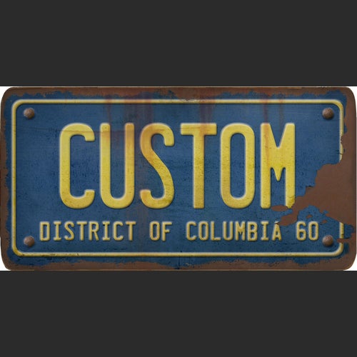 DC License Plate Custom
