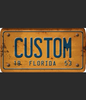 Florida License Plate Custom