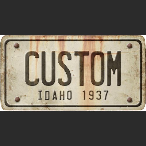 Idaho License Plate Custom