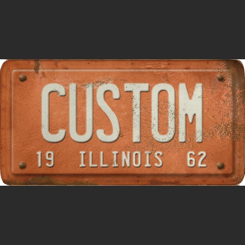 Illinois License Plate Custom