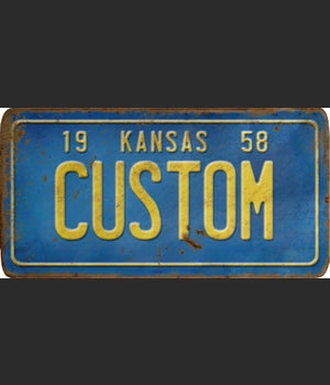 Kansas License Plate Custom