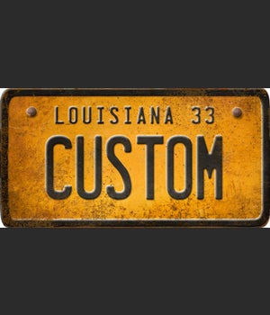 Louisiana License Plate Custom