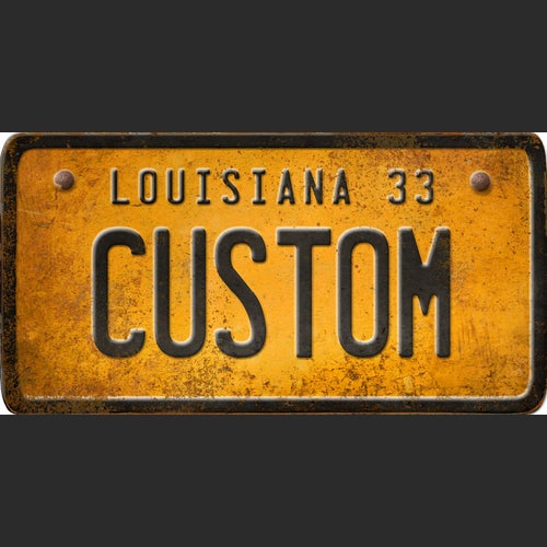 Louisiana License Plate Custom