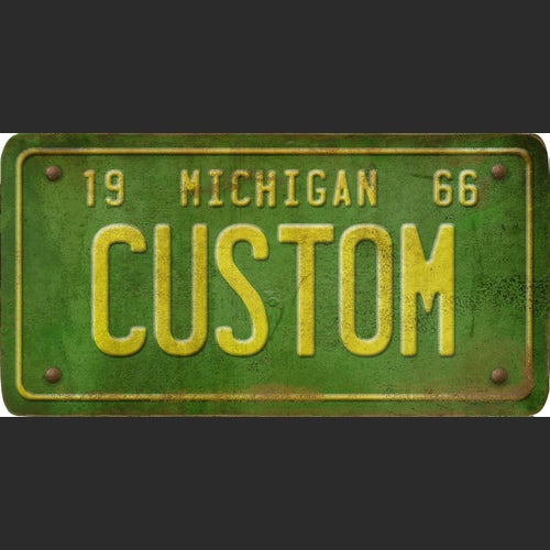 Michigan License Plate Custom