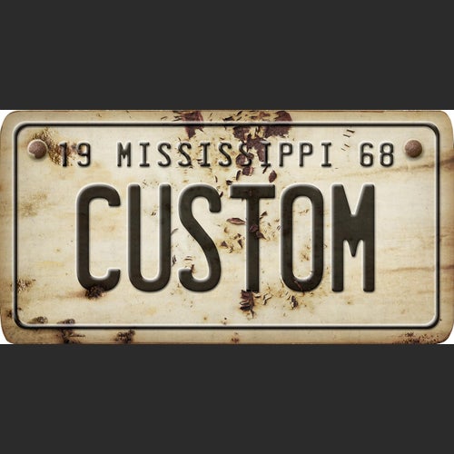 Mississippi License Plate Custom