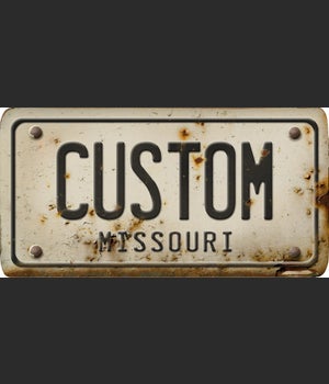 Missouri License Plate Custom