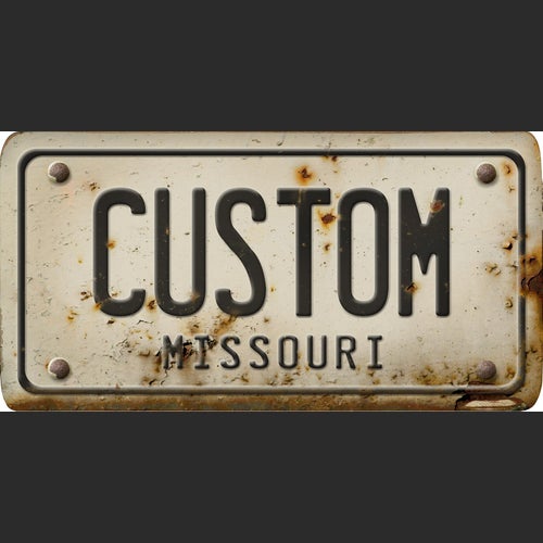 Missouri License Plate Custom