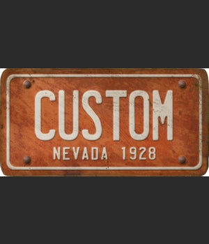 Nevada License Plate Custom