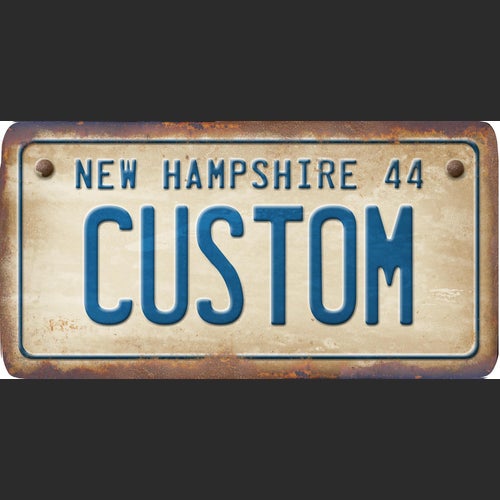New Hampshire License Plate Custom