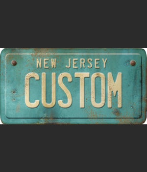 New Jersey License Plate Custom