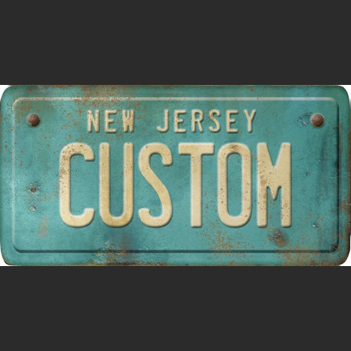 New Jersey License Plate Custom