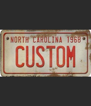 North Carolina License Plate Custom