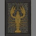 BC the Lobster Quadrille lg on black