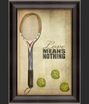 LS Tennis Love Means Nothing Poster