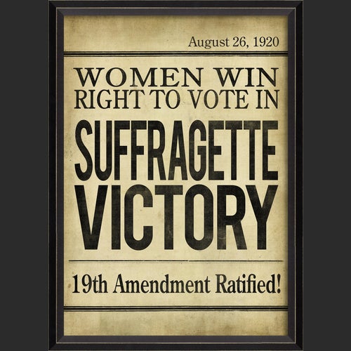 BC Suffragette Victory