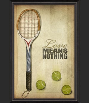 BC Tennis Love Means Nothing Poster