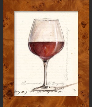 NA Burgundy Wine Glass