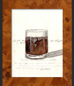 NA Rum & Coke Wine Glass
