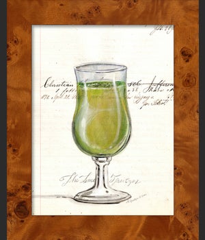 NA Lime Spritzer Wine Glass