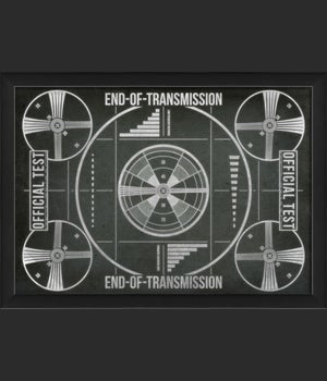 EB TV End of Transmission on black sm
