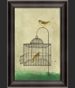 LS Yellow Bird in Cage