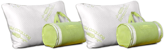 Golden linen bamboo pillow best sale