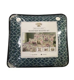 BED IN A BAG- KING - 6PC COMFORTER SET - 8/BOX