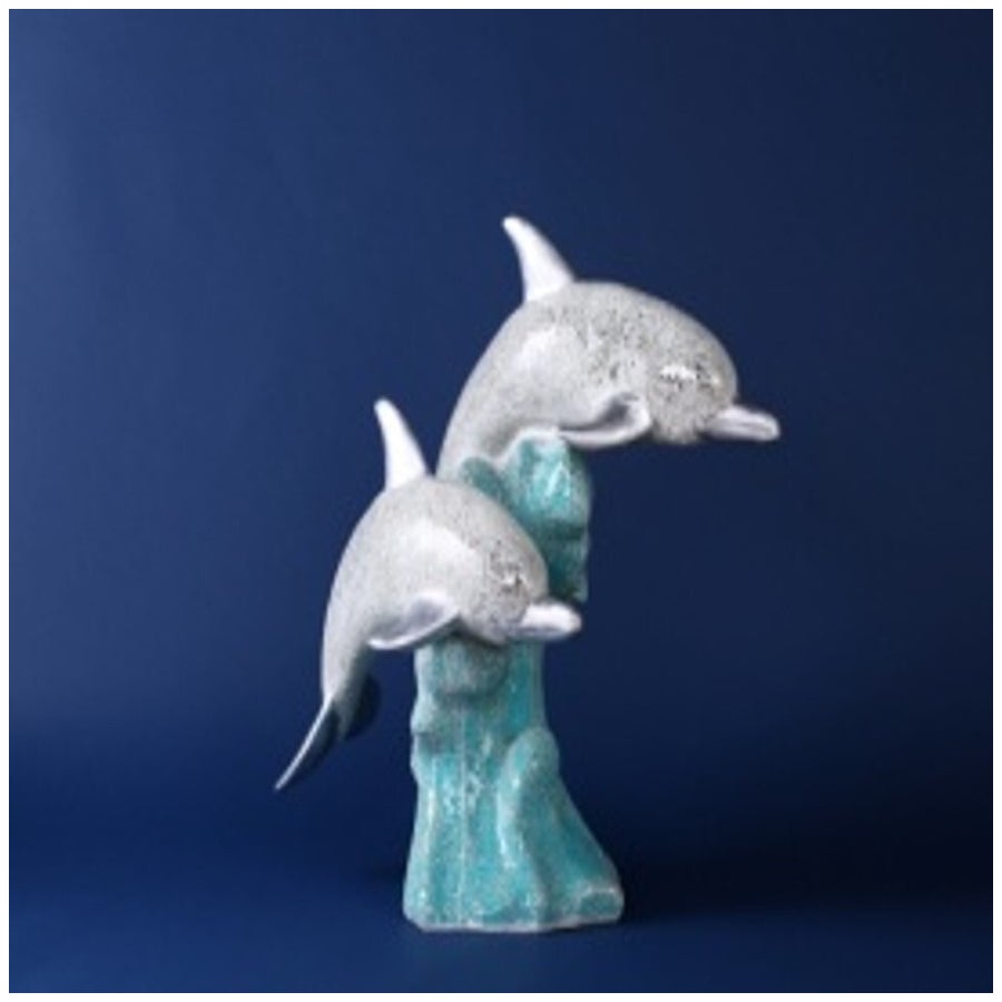 DOLPHINS SCULPTURE 31'X16.7'X26' - 1/ BOX - general merchandise