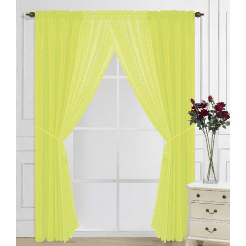 6 PC CURTAINS
