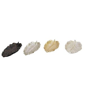 RESIN CRAFT - ASSORTED: SILVER, PEARL, BLACK, GOLD (8.52" X 4.49")-6/BOX