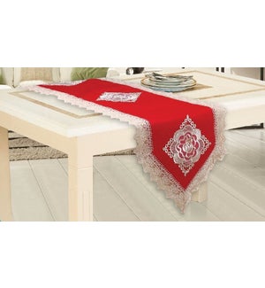LACE TABLE RUNNER  - 16"X36"  - 24/BOX
