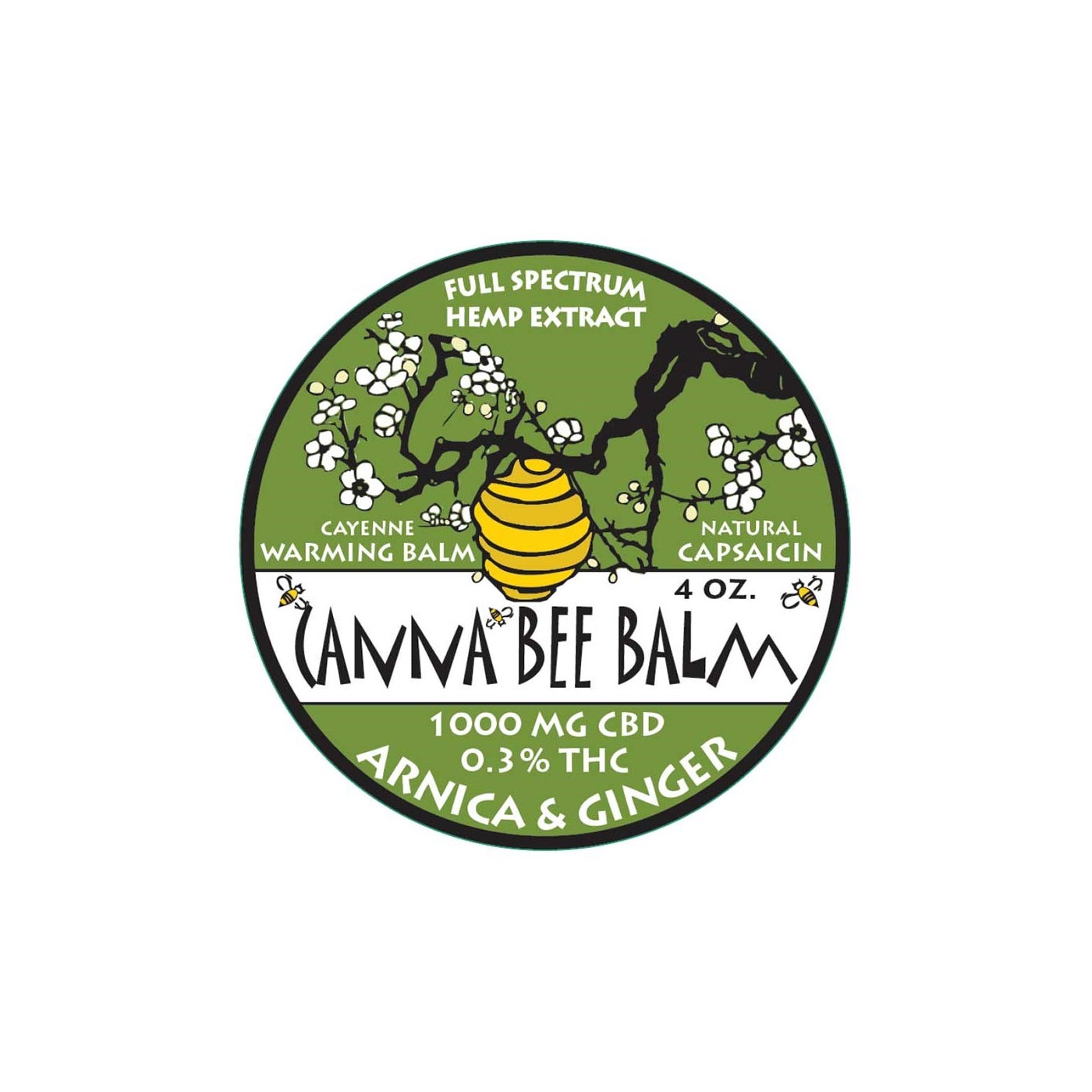 Canna Bee Balm 4oz (757.499 mg CBD) - hemp & honey | Dakota's Best  Distributing