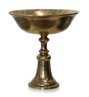 CHAMPAGNE | Large Cast Aluminum Serving Stand | 14in ht. X 20in w. X 14in d.