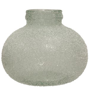 Rime Ice Soft Blue | Recyled Spanish Glass Vase Accessory