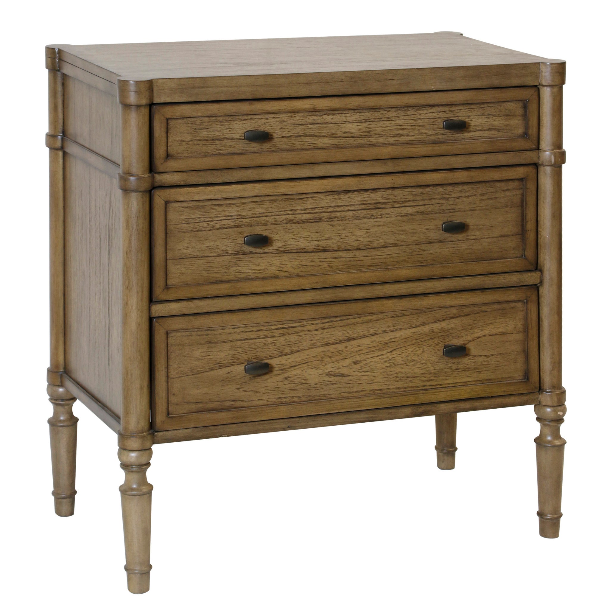 NATURAL 3 Drawer Bachelor Chest 28in X 30in X 16in new winter 2024