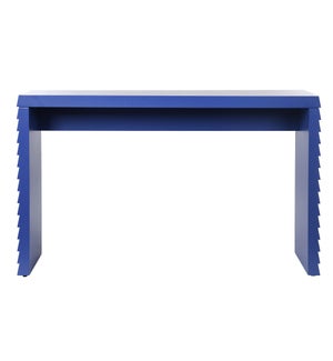 DANN FOLEY LIFESTYLE | Painted Blue Console Table  | 59in w. X 36in ht. X 15in d.