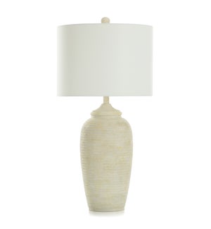 BRIE | Table Lamp with Linen Hardback Shade | 32in Ht. | 150 Watts
