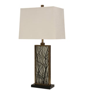 William Mangum Collection Waynesville Table Lamp with Hardback Shade